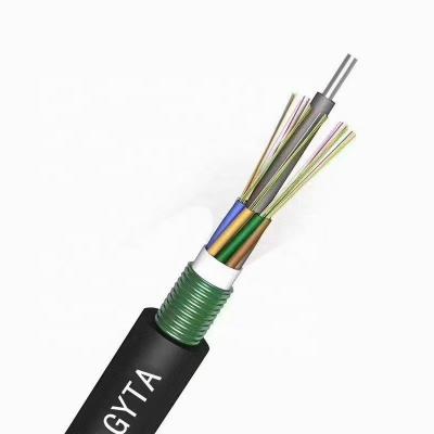 China Telecom communication best sell GYTA/GYFTY G652D single mode outdoor long distance communication LAN 2-288 core fiber optic cable GYTS for sale