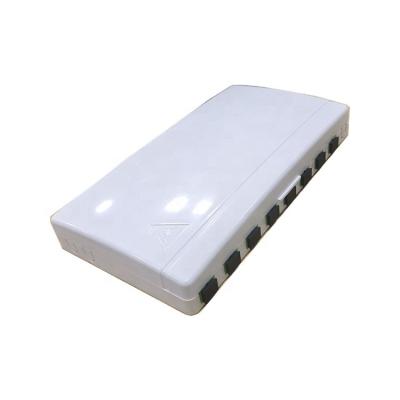 China PC+ABS YUANYI In Stock Fiber Optic Termination Box 8 Ports FTTH Indoor Socket Panel for sale