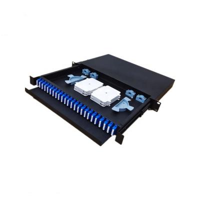 China Direct and Branch of Indoor Cables Fiber Optic Equipment - Odf Fiber Optic Termination Box Patch Panel View for SC 24 Core Pigtail for sale