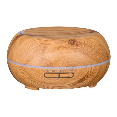 China Household 7 Color Led Light Wood Air Humidifier 500ml Aroma Diffuser for sale