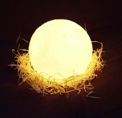 China High Quality Promotional Null Gift PLA Printing 3D Moon Lamp for sale