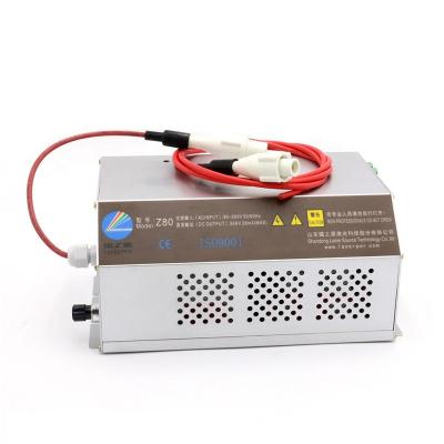 China Universal CO2 laser cutter Z80 80w CO2 laser power source 110/220v best match for RECI/Yongli/EFR 50w 80w laser tube factory direct sales parts for sale