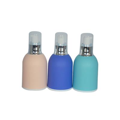 China Beverage 50ml Different Color PP Plastic Lotion Bottle With White Lotion Pump Dispenser Bottle for sale