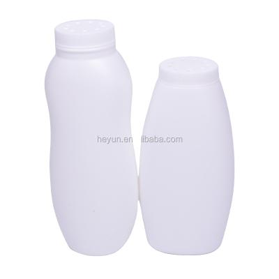 China Skin care white round skincare talcum powder bottle for packaging cosmetic for baby powder bottle. for sale