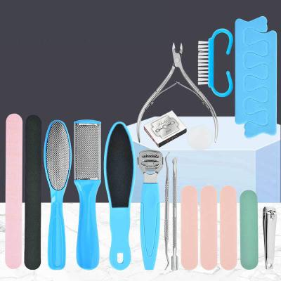 China Modern Hot Sale Pedicure Tools Kit Stainless Steel Foot Rasp Dead Skin Tool Kit Pedicure Kit and Callus Clean Feet Skin for sale