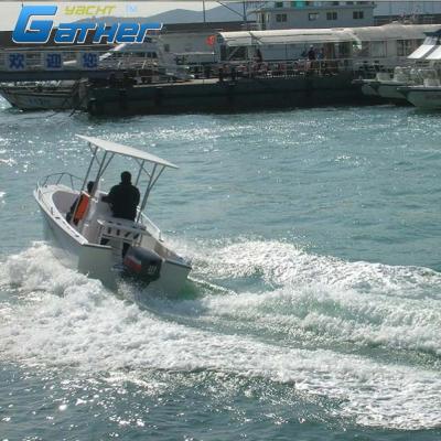 China Fiberglass Gather Yacht 20ft 5.95m HD600 Fiberglass Fishing Boat for sale