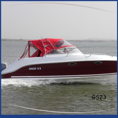 China Fiberglass Gather 2016 Hot Sale Cheap Fiberglass Boat , 7m Small Fiberglass Boat for sale