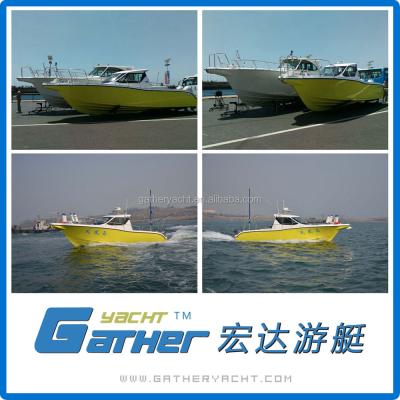 China Fiberglass Gather Yacht Fashion Alibaba Suppliers Excellent Fishing Boat Material Trawler for sale