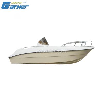 China Fishing Meet Yacht China Hot Sale 16ft Fiberglass Fishing Boat For Sale for sale