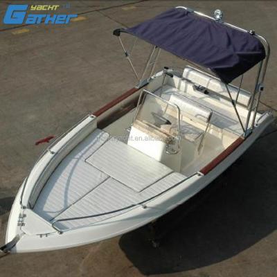 China Fishing Meet Yacht Factory Supply Hot Sale 16ft 5 People Low Price Fiberglass Fishing Boat for sale