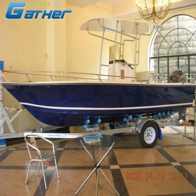 China HOT SALE FACTORY DIRECT SALE 20FT FIBERGLASS FIBERGLASS SPORT FISHING BOAT for sale