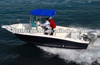 China Fiberglass 6m Cabin Cruiser Boat, Fiberglass Fishing Boat for sale