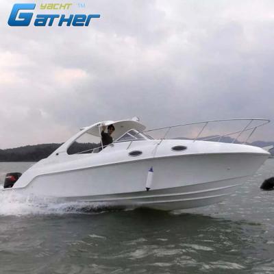 China Hot sale 27ft fiberglass frp cabin boat for sale