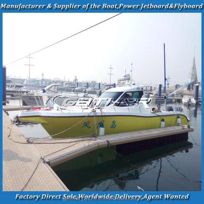 China Fiberglass Gather New Designed 9.7m Fishing Boat For Sale for sale