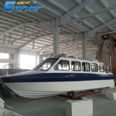 China Fiberglass Gather Best Selling 8.6m Fiberglass Passenger Ferries For Sale for sale