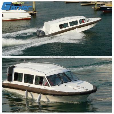 China Steel Gather 32ft Fiberglass Passenger Boat for sale