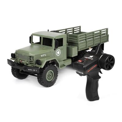 China WPL B-16r Remote Control Car Vehicle Off-Road 1:16 Climbing Control Rocking Military Truck for sale