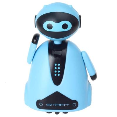 China Toy Inductive Electric Robot Battery Operated With Lights Follow The Line Drawn Magic Pen Inductive Toy Electric Model Toys For Kids Children Gifts for sale