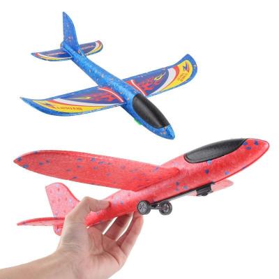 China Funny Outdoor Toy Children's Catapult Foam Airplane Gun One Key To Throwing EPP Foam Airplane Indoor And Outdoor Sports Toys for sale