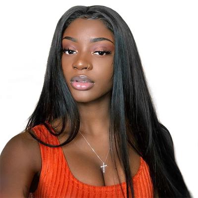 China Other Wholesale 100% Virgin Human Hair 13*4 HD Lace Frontal Wig 10A Grade 210% Density For Black Women for sale