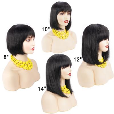 China Wholesale Cheapest Vrigin Remy Hair Wigs Lead Hair Bangs Raw Hair Wigs For Beauty Woman for sale