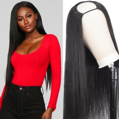 China Other Wholesale Hair U Part Wigs 12A 100% Density 150% Guard For Black Woman for sale