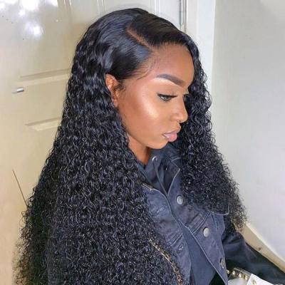 China Other Wholesale 100% Virgin Hair 13*4 Lace Frontal Wig 10A Grade 180% Density For Black Women for sale