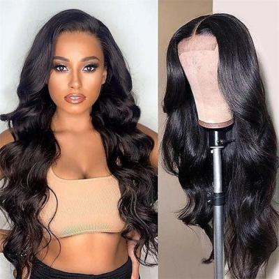 China Other High Quality Transparent 100% Virgin Hair 4*4 Lace Wigs 12A Grade 210% Density For Black Woman for sale