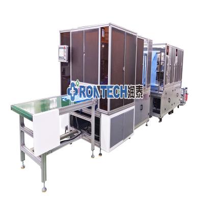 China Factory Disposable Medical TNT Laminated Cloth Isolation Protective Gown With Knitted Cuffs Making Machine for sale