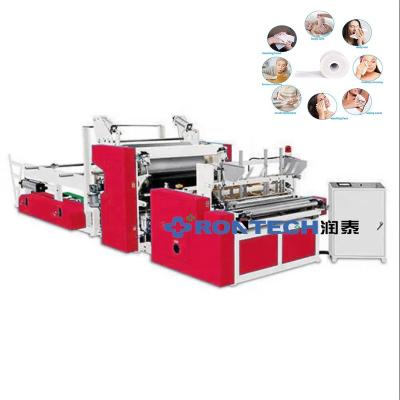 China Factory Pollution Anti Puncture Slitting Rewinding Cloth Making Machine for sale