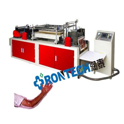 China Disposable Hotels PE Long Sleeve Veterinary Rectal Examination Gloves Making Machine for sale