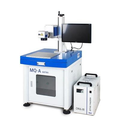 China Factory Wholesale UV Laser Marking MQ-A RFH 3w/5w/10w Laser Marking Machine For Engraving On Wood, Metal, Plastic for sale