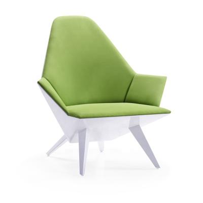 China Modern Unique Design Fiberglass Waiting Room Hotel Lobby Office Leisure Cooling Decorative Chair for sale