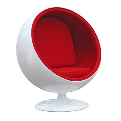 China Wholesale Popular Modern Round Global Bubble Chair Fiberglass Ball Chair Luxury Rotating Chairs for sale