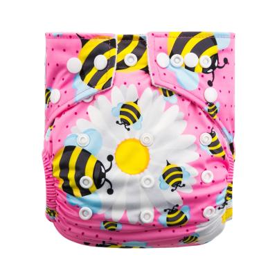 China Velcro Printed Or Snap To Adjust Color Cloth Bamboo Diapers Customized Waterproof Fabric To Cloth Diapers for sale