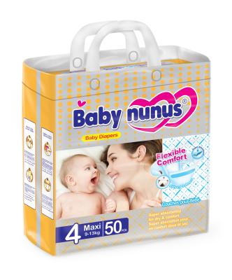 China Brand Printed Wholesale OEM&ODM Breathable Magic Cotton Cheap Disposable Baby Diapers In Bales for sale