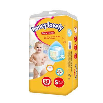 China Bonfix Printed Cheap Disposables Pull Up Baby Diapers Size Average Turkish Supplier for sale