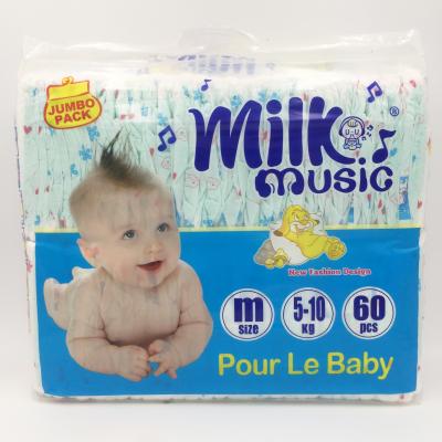 China Brand Printed Wholesale OEM&ODM Breathable Magic Cotton Cheap Disposable Baby Diapers In Bales for sale