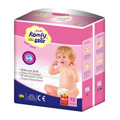 China New Arrival Nice OEM Service Cheap Sleepy Factory Printed Manufacturers in Fujian Turkey Korea China bambers baby diaper for sale