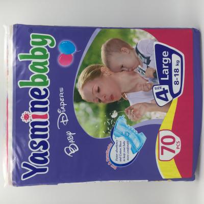 China High Quality Printed Grade B SAP Disposable Baby Diaper For Sensitive Skin for sale