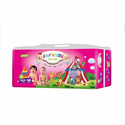 China Printed Baby Diapers Pour Baby Good Selling Baby Diaper for sale