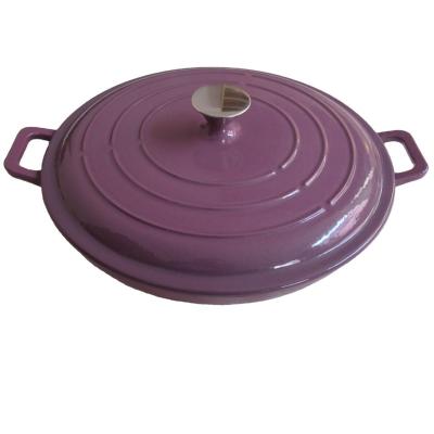 China Sustainable Kitchen Cookware Cookware Enamel Dutch Food Heater Casserole Stick Cookware Die Cast Iron Enamel Dutch Oven Non for sale