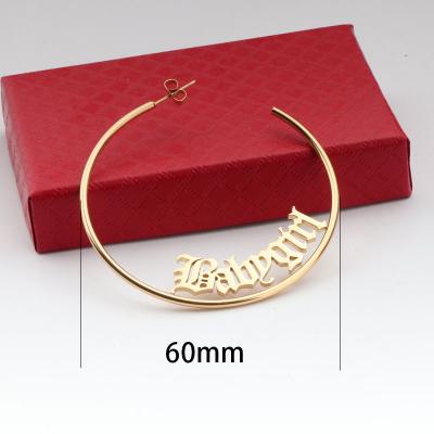 China Large CLASSIC Baby Earrings Stainless Steel Earrings Fashion for sale