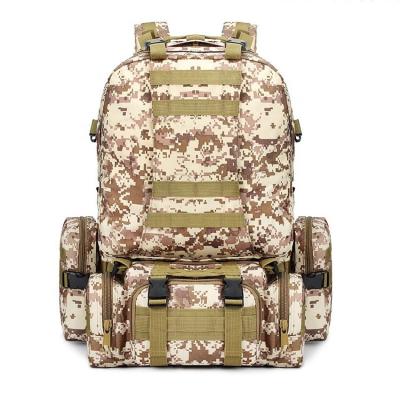 China Molle system Big Capacity Rucksacks Hiking Hunting Mountain Survival Back Pack Travel Outdoor Sport 600D Camping Tactical Backpacks Wholesale for sale