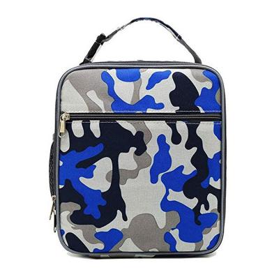 China Fashion High grade camouflage custom logo printed durable portable small insulated lunch cooler bags for sale