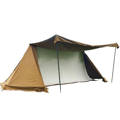 China Camouflage Waterproof Luxury Cotton Canvas Game Tents Outdoor Camping Tents / Field Tents For Sale for sale