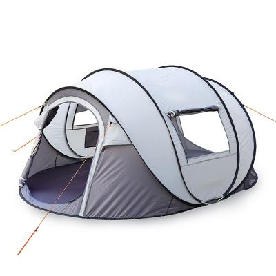 China Diagonal tie type outdoor camping portable quick automatic opening pop up tents for sale for sale