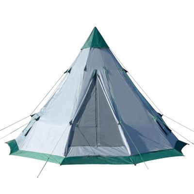 China Outdoor Family Size Waterproof High Quality Teepee Tent Fabric Tents Indian Glamping Camper for sale