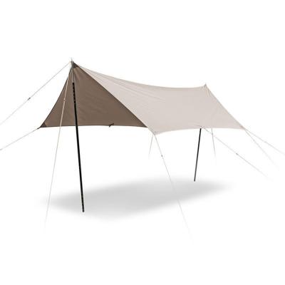 China Extended Type Poly Cotton Canvas Outdoor Camping Beach Tent Sun Shelter For Travel for sale