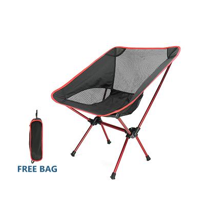 China Sturdy Foldable Camping Chairs Portable Camping Folding Chair With Canopy Outdoor Carry Bag for sale